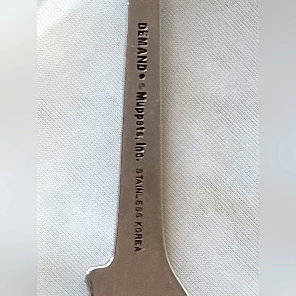 Vintage Rare !Muppets Big Bird Spoon Demand Stainless Korea